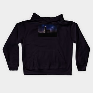 Lighthouse at Night Kids Hoodie